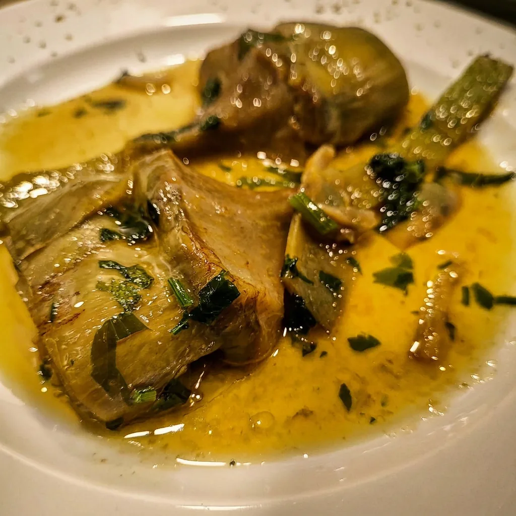 Carciofi alla romana alle erbe aromatiche