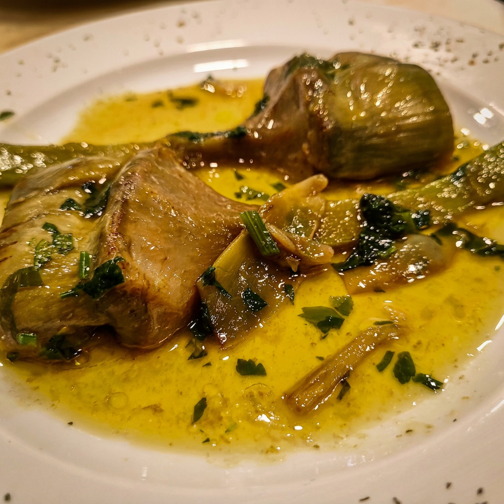 Carciofi brasati alle erbe