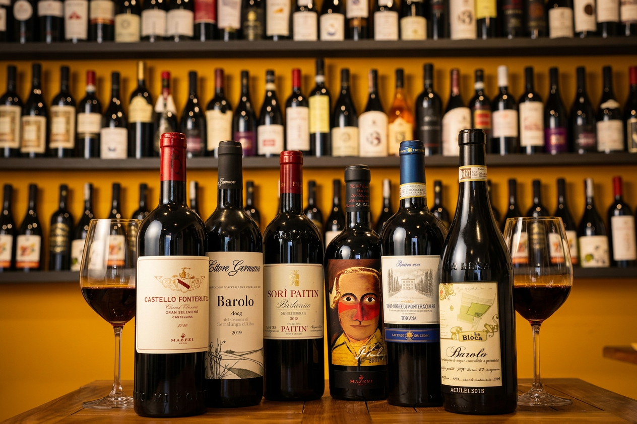 Selezione di grandi rossi italiani