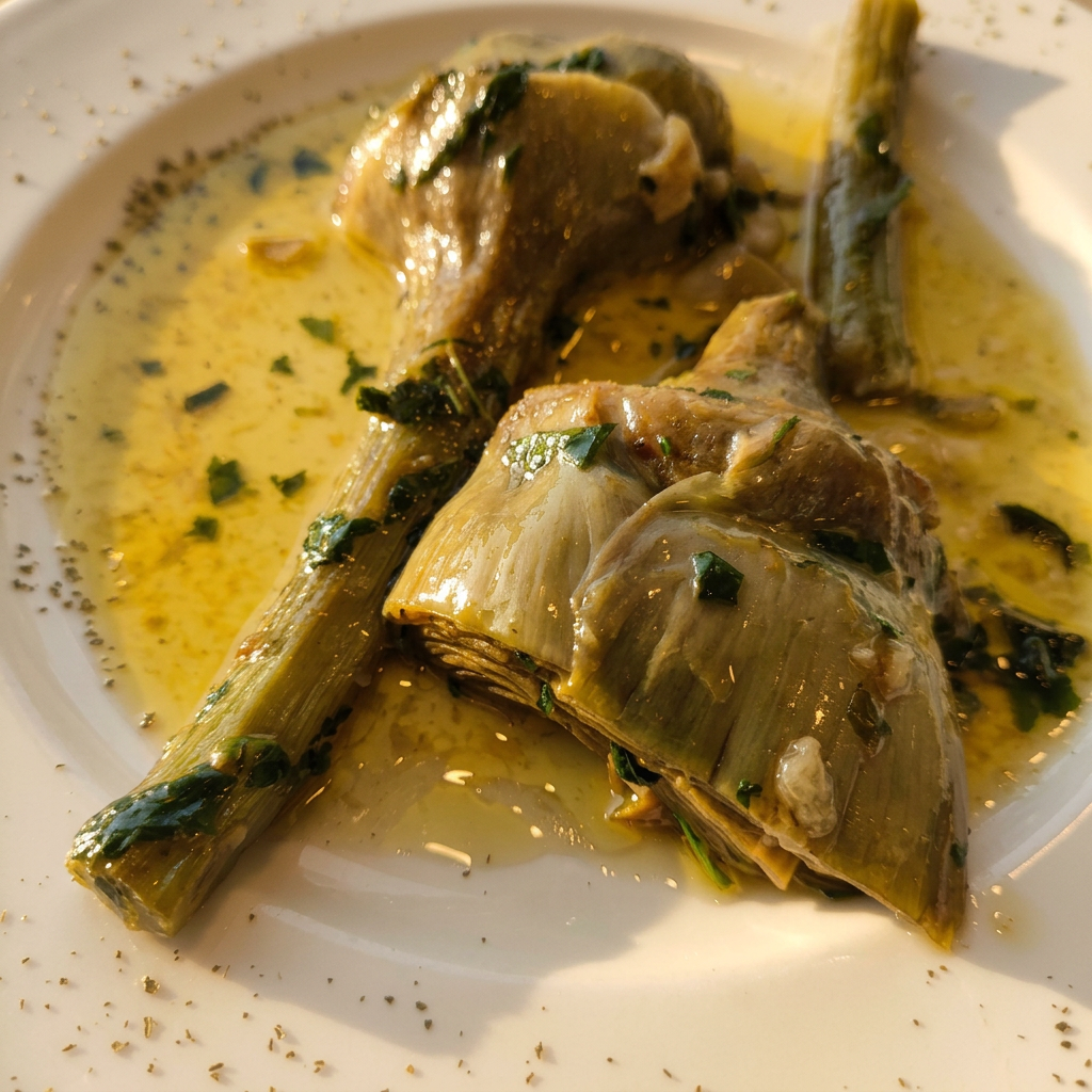Carciofi alla romana della casa