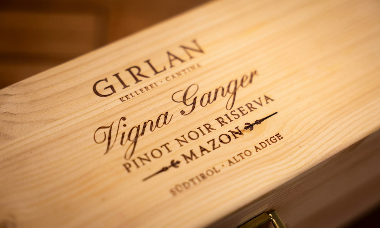 Cassa in legno Girlan Vigna Ganger Pinot Noir Riserva